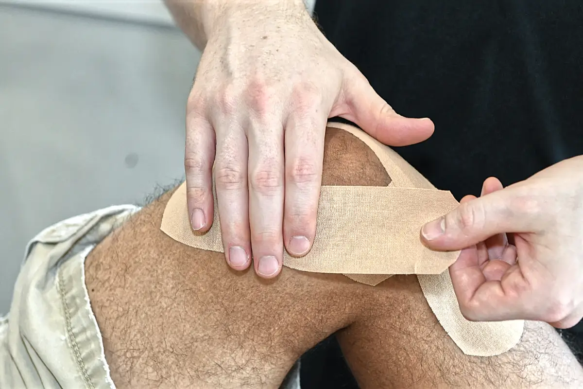 Kinesio taping application