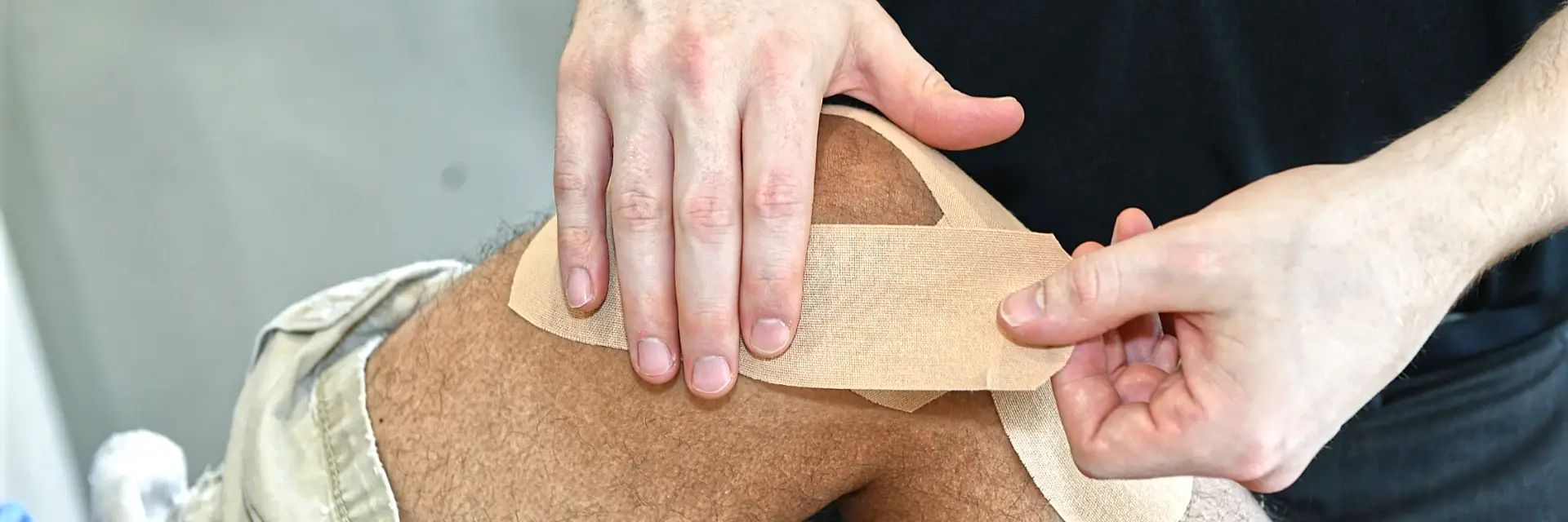 Kinesio taping application
