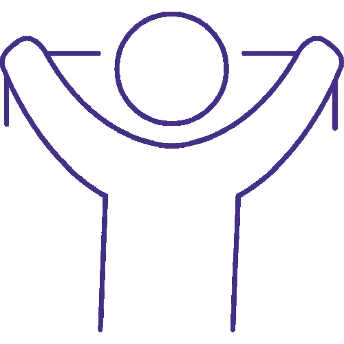 prime icon - man stretching rope